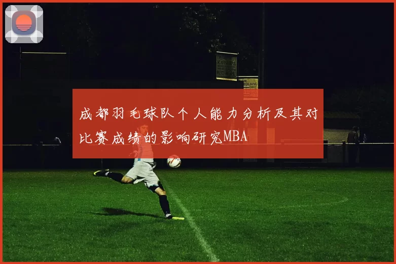 成都羽毛球队个人能力分析及其对比赛成绩的影响研究MBA